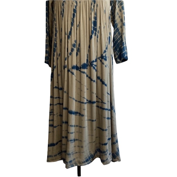 Anthropologie Eliska Tie-Dye Maxi Dress shortened hem Dolan left coast M - Picture 4 of 15